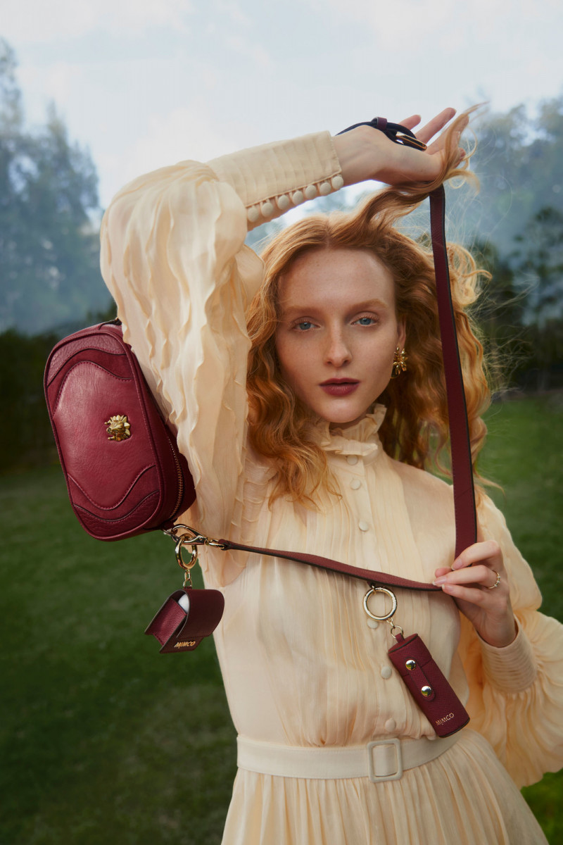 Madison Stubbington featured in  the Mimco advertisement for Autumn/Winter 2021