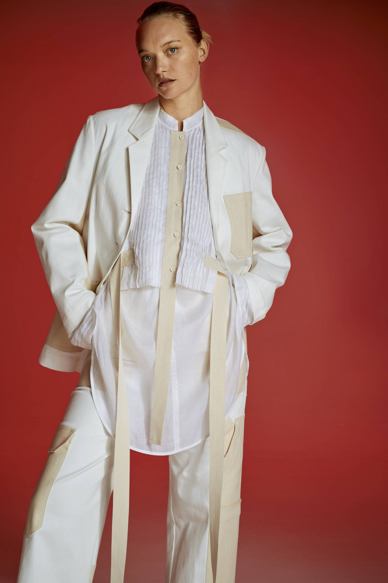 Gemma Ward featured in  the Lee Mathews lookbook for Spring 2020