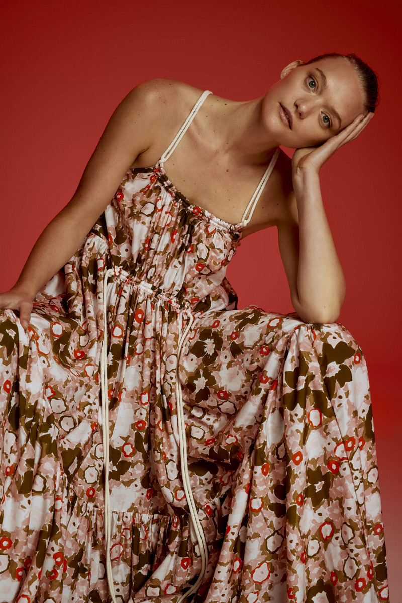 Gemma Ward featured in  the Lee Mathews lookbook for Spring 2020