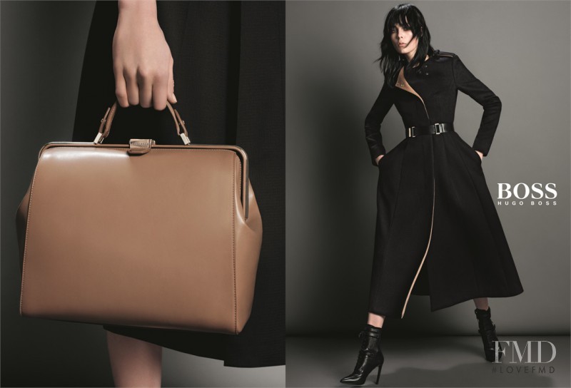 Edie Campbell featured in  the Hugo Boss advertisement for Autumn/Winter 2014