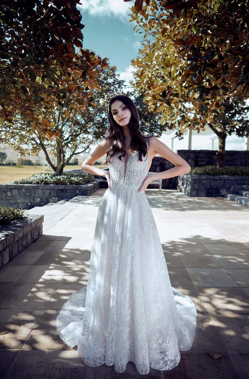 Paige Henry featured in  the Jessica Couture Eternal Elegance lookbook for Spring/Summer 2020