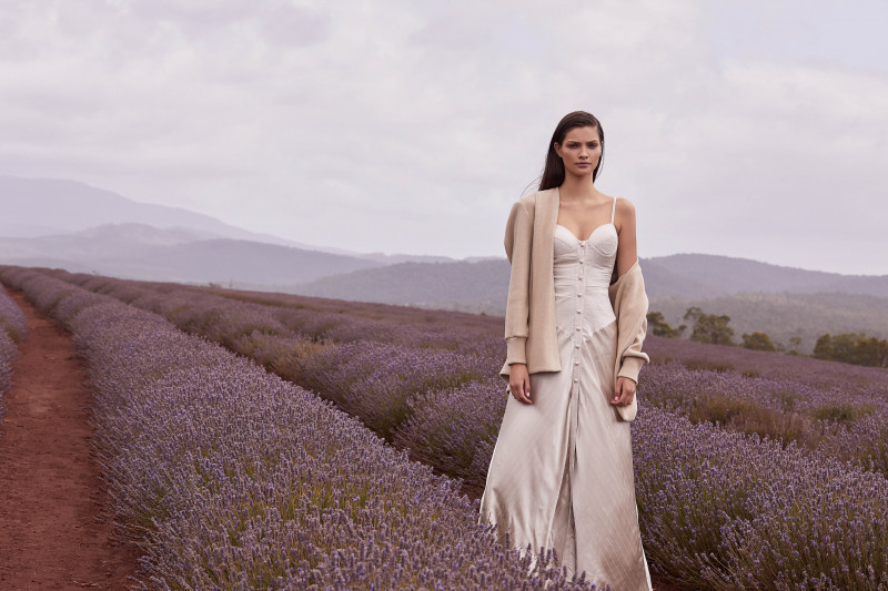 Paige Henry featured in  the Atoir Violette Collection advertisement for Autumn/Winter 2020