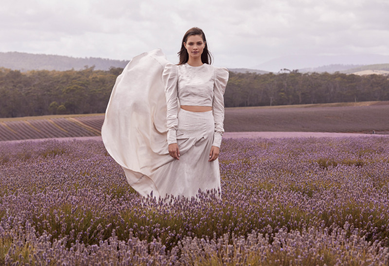 Paige Henry featured in  the Atoir Violette Collection advertisement for Autumn/Winter 2020