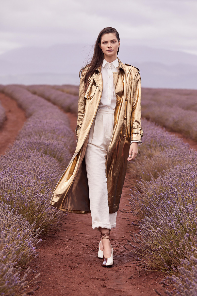 Paige Henry featured in  the Atoir Violette Collection advertisement for Autumn/Winter 2020