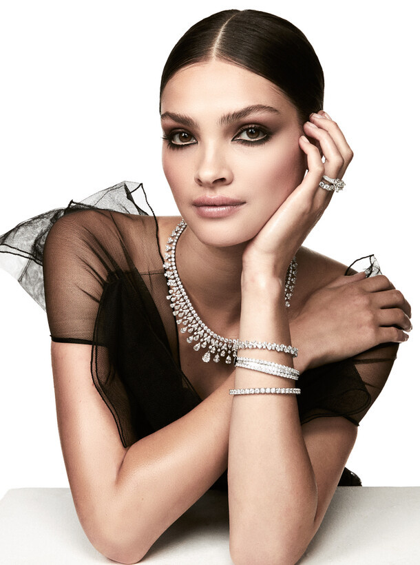 Paige Henry featured in  the Anton Jewellery advertisement for Spring/Summer 2023