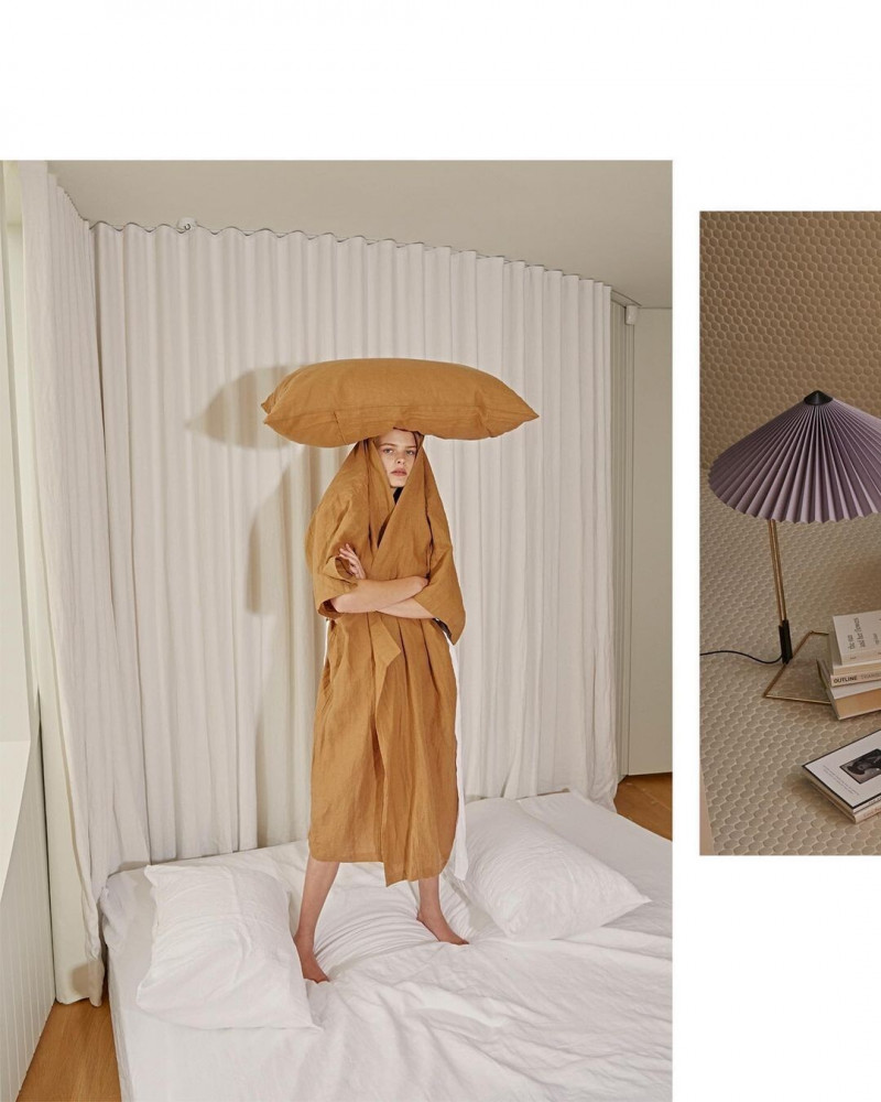 Zoe Blume featured in  the Deiji Studio catalogue for Winter 2020