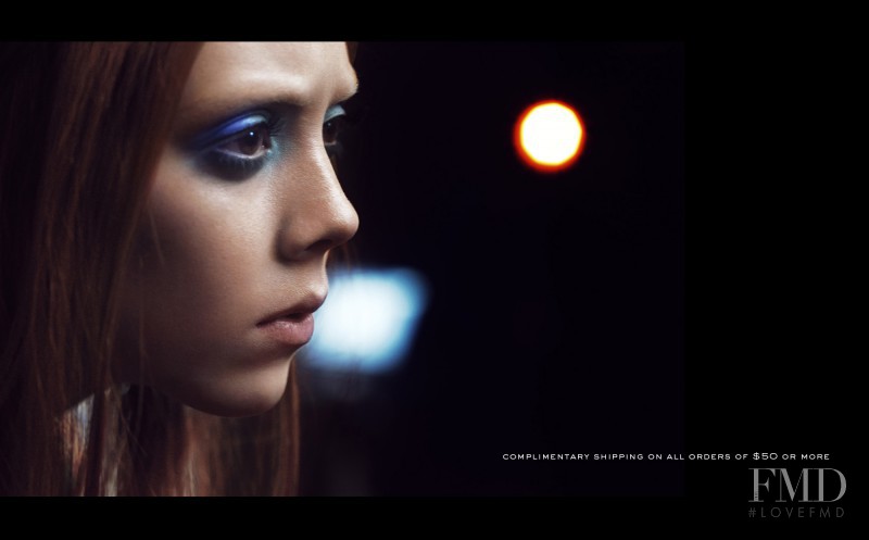 Natalie Westling featured in  the Marc Jacobs Beauty advertisement for Autumn/Winter 2014