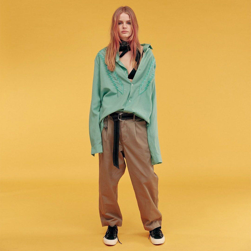 Zoe Blume featured in  the Double Rainbouu lookbook for Autumn/Winter 2020