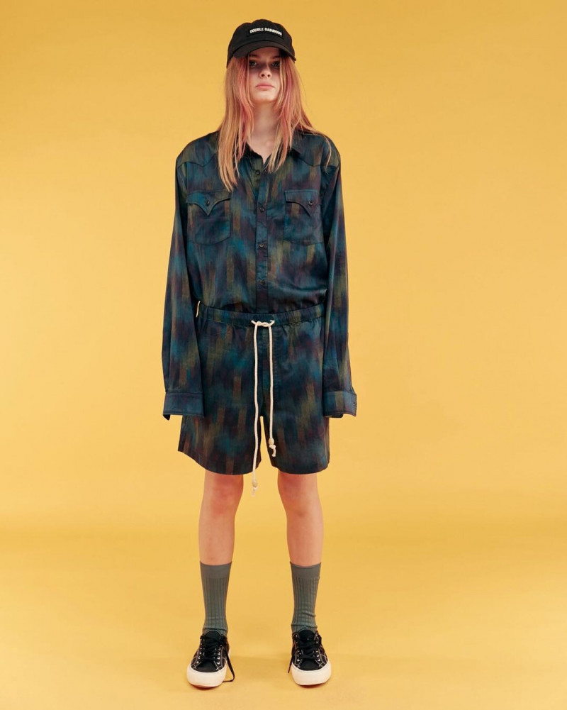 Zoe Blume featured in  the Double Rainbouu lookbook for Autumn/Winter 2020
