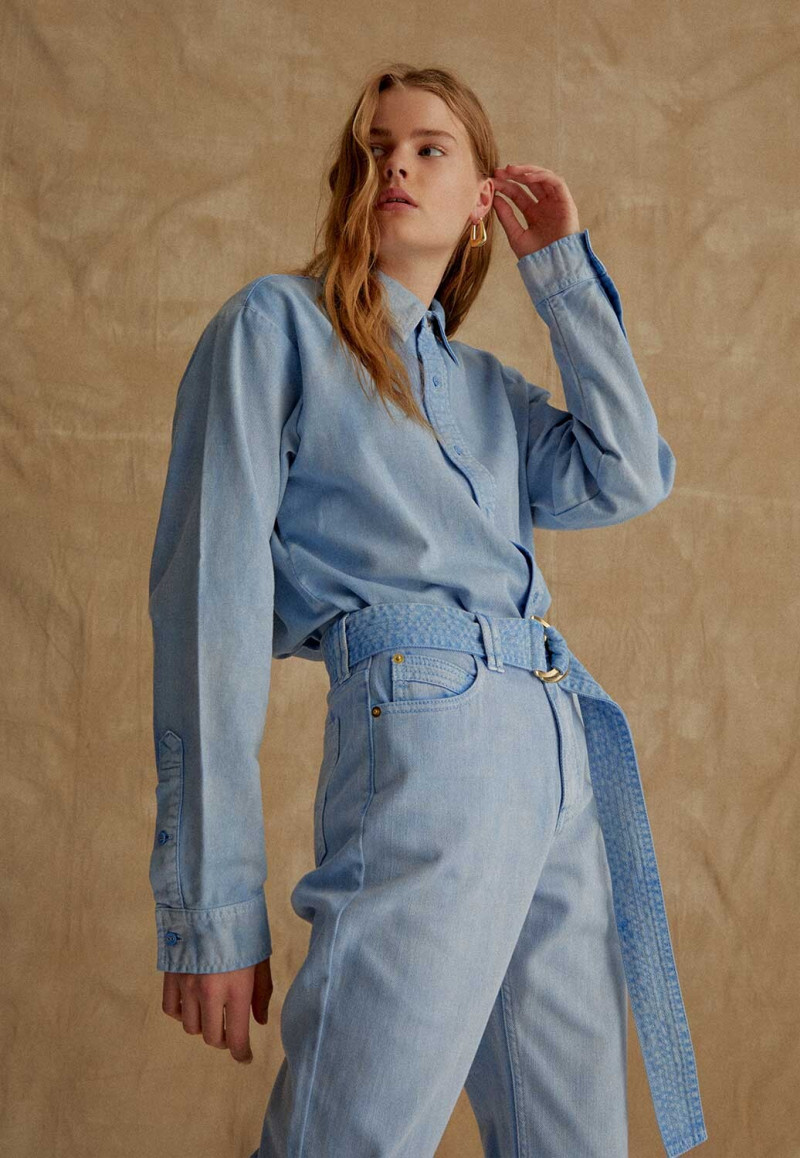 Zoe Blume featured in  the Aje lookbook for Spring/Summer 2020