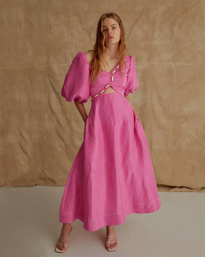 Zoe Blume featured in  the Aje lookbook for Spring/Summer 2020