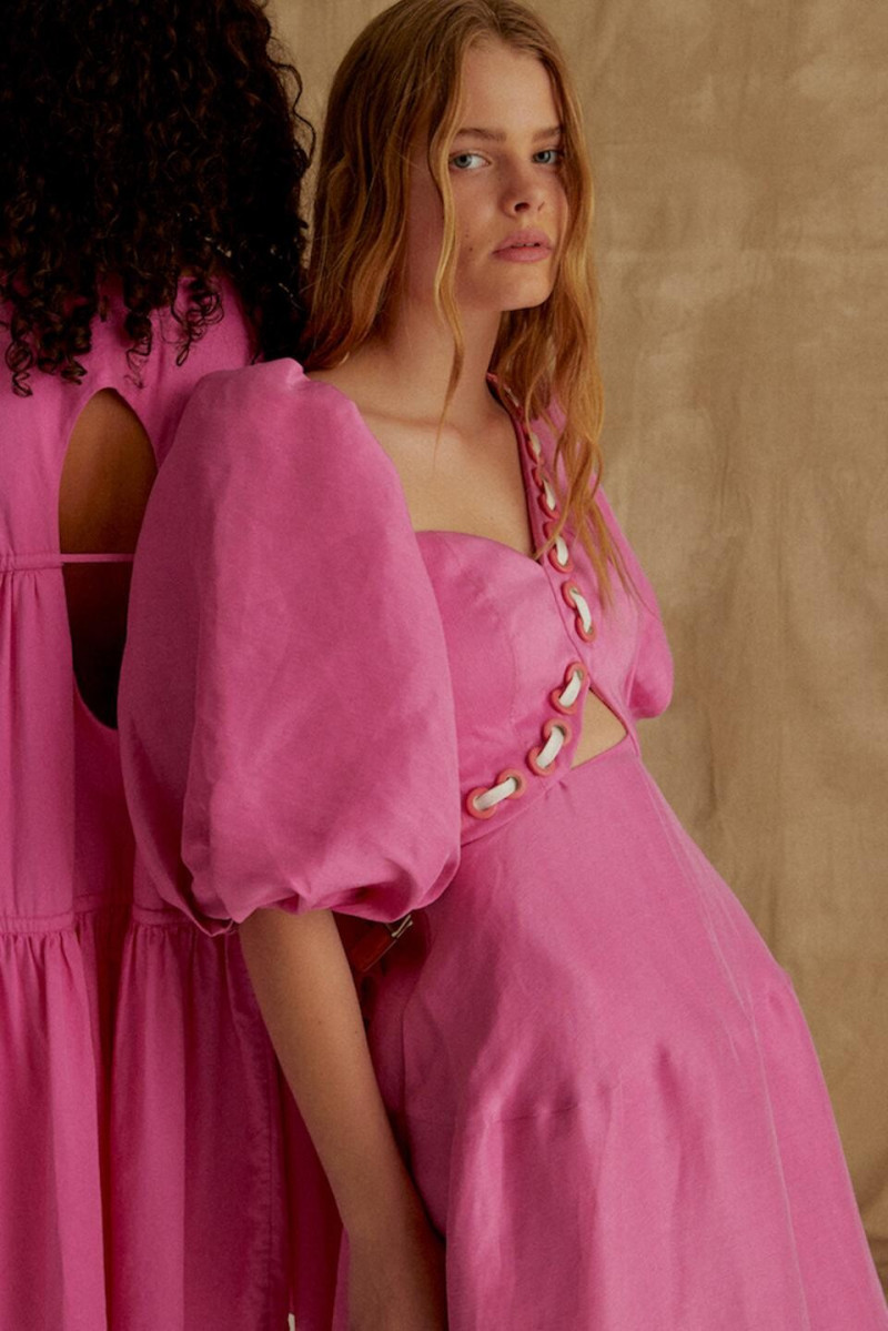 Zoe Blume featured in  the Aje lookbook for Spring/Summer 2020