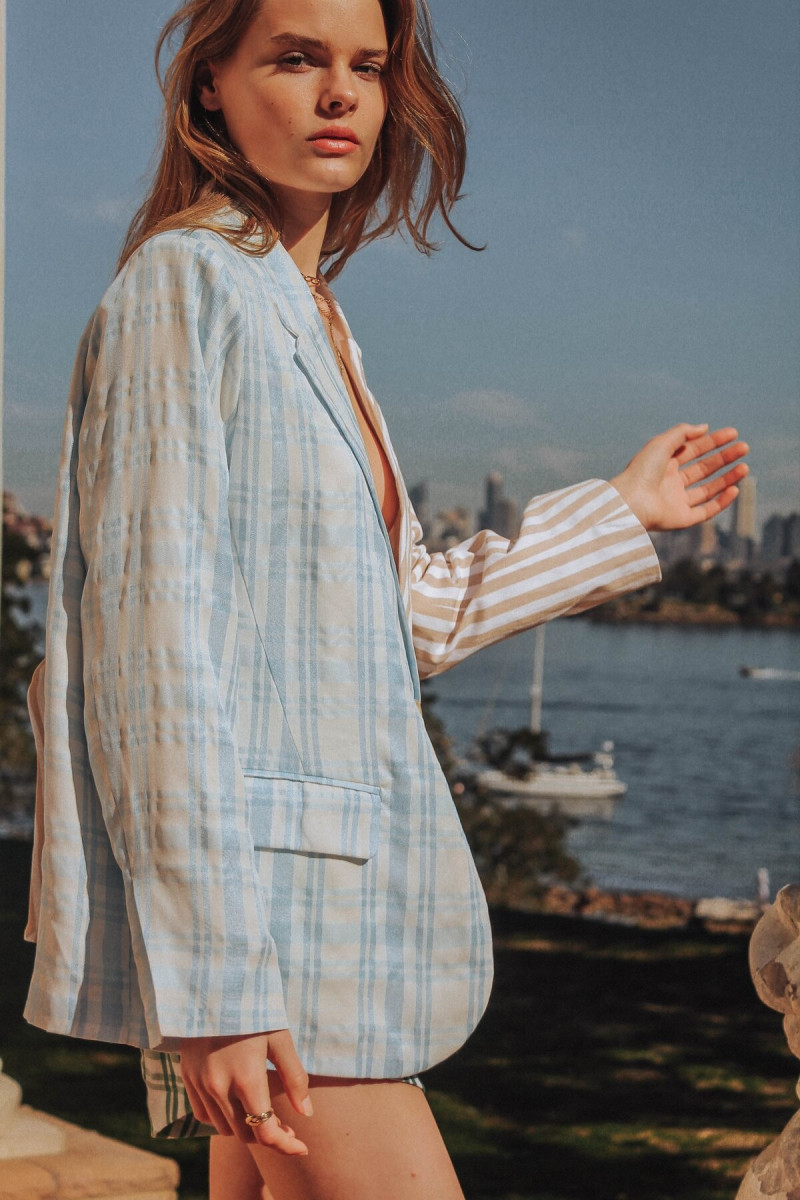 Zoe Blume featured in  the L.E The Label catalogue for Spring/Summer 2021