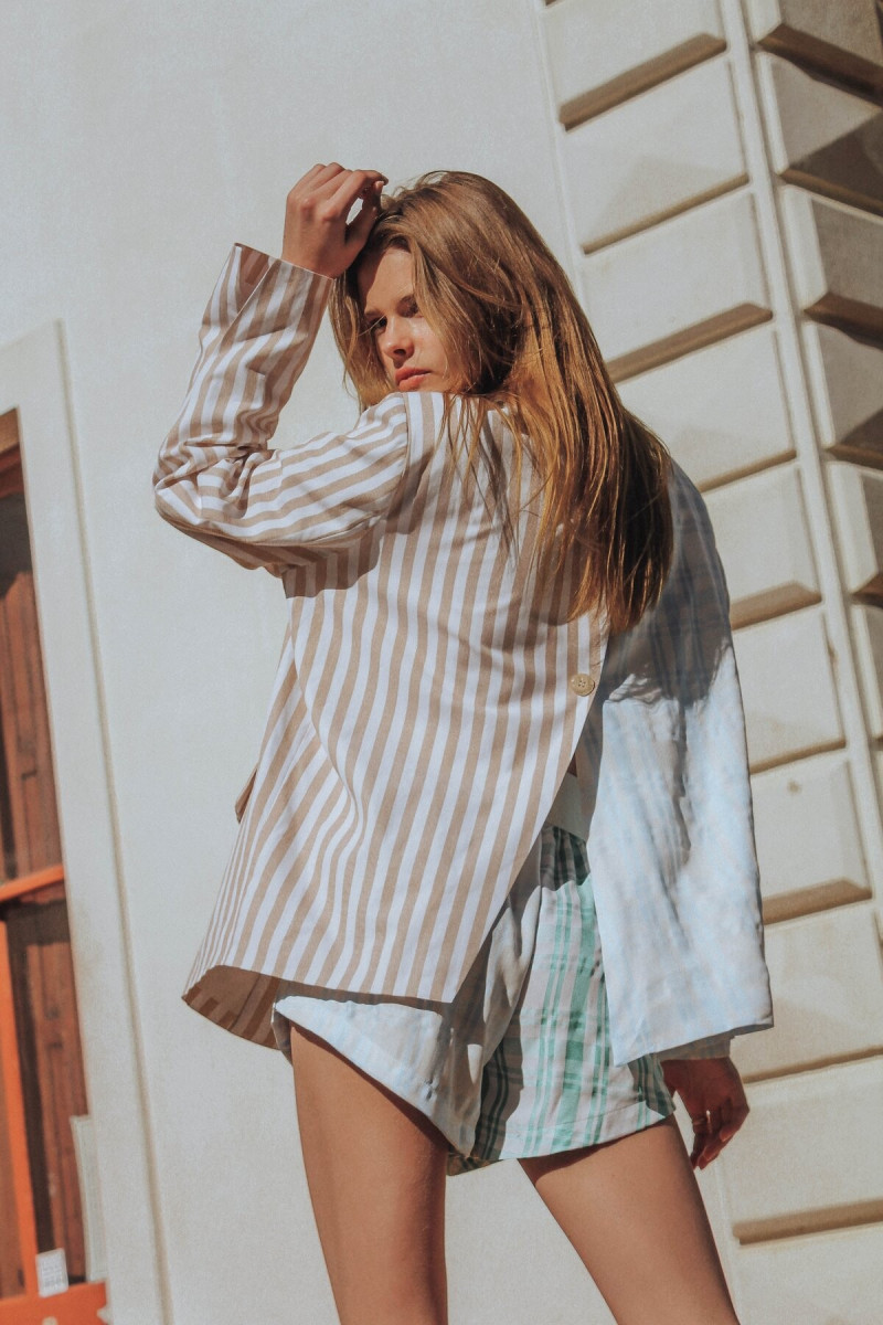 Zoe Blume featured in  the L.E The Label catalogue for Spring/Summer 2021