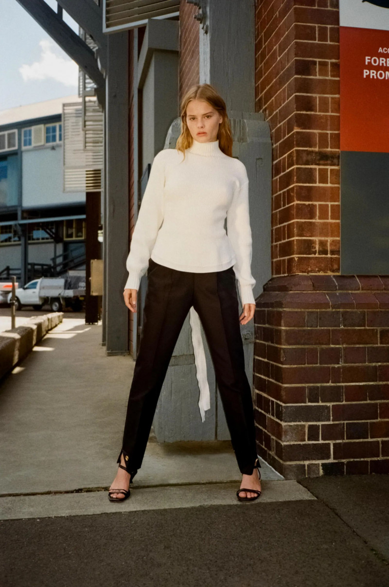 Zoe Blume featured in  the Aje Reverence lookbook for Resort 2020