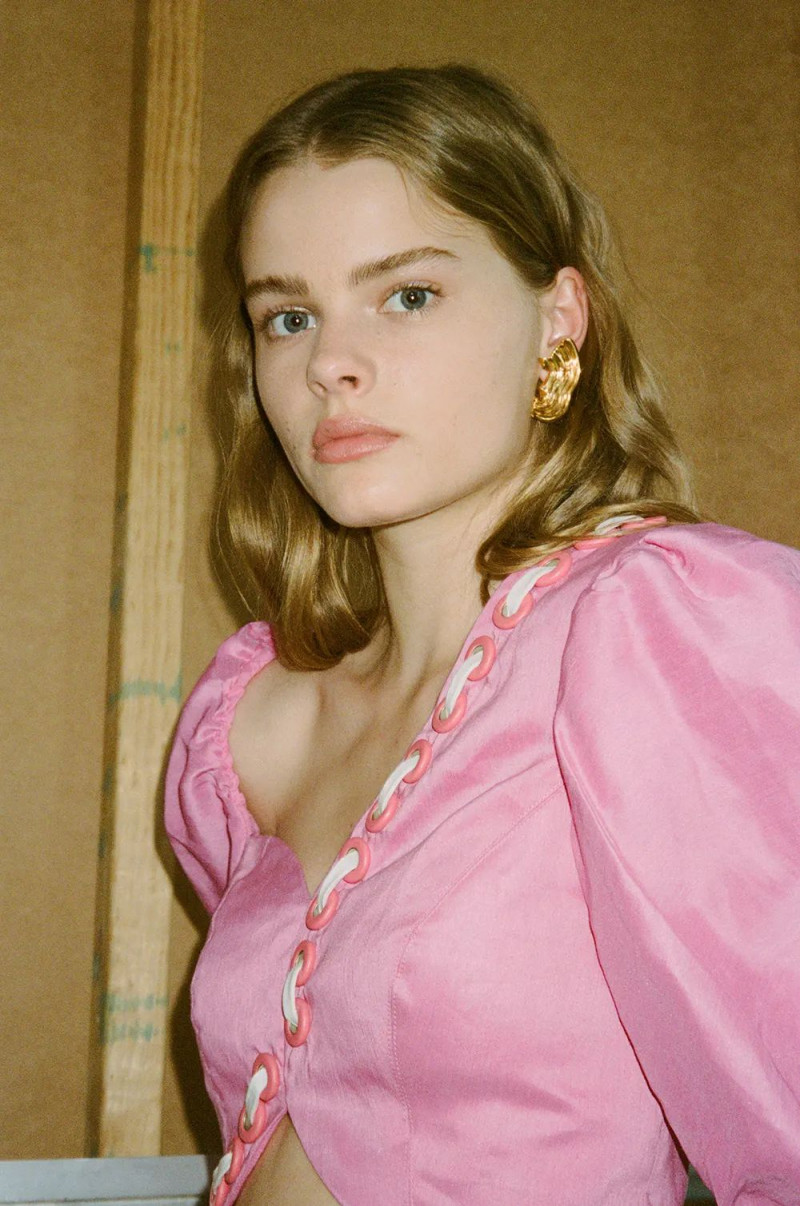 Zoe Blume featured in  the Aje Reverence lookbook for Resort 2020