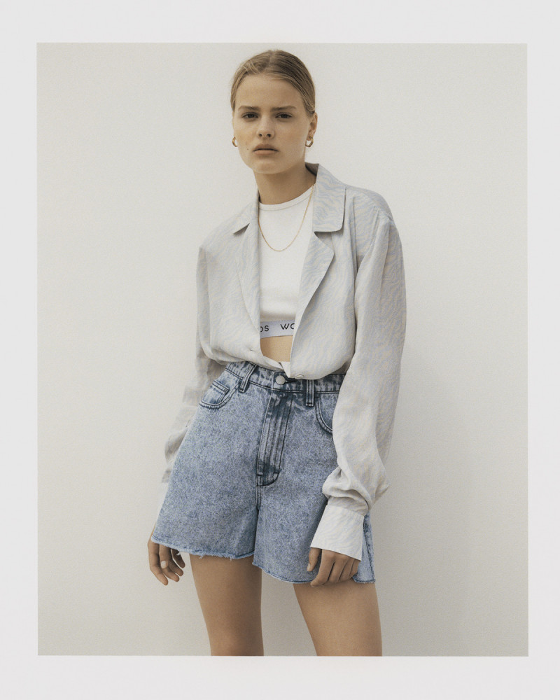 Zoe Blume featured in  the Viktoria & Woods lookbook for Resort 2021