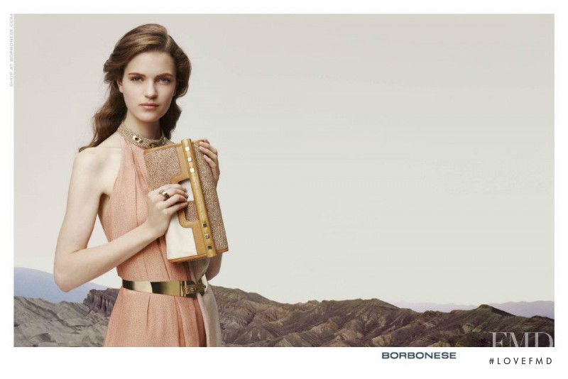 Borbonese advertisement for Spring/Summer 2012