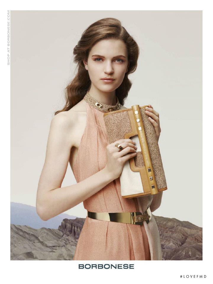 Borbonese advertisement for Spring/Summer 2012