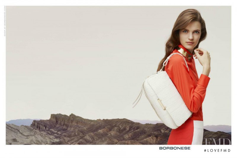 Borbonese advertisement for Spring/Summer 2012