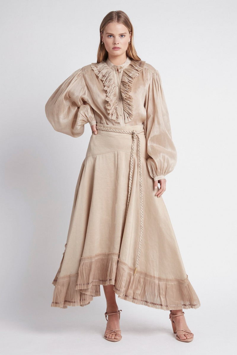 Zoe Blume featured in  the Aje catalogue for Resort 2021
