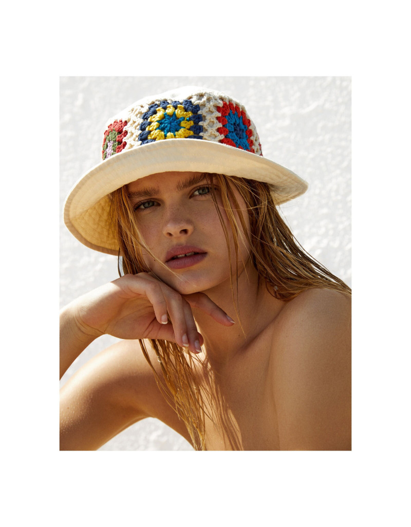Zoe Blume featured in  the Bershka advertisement for Summer 2022