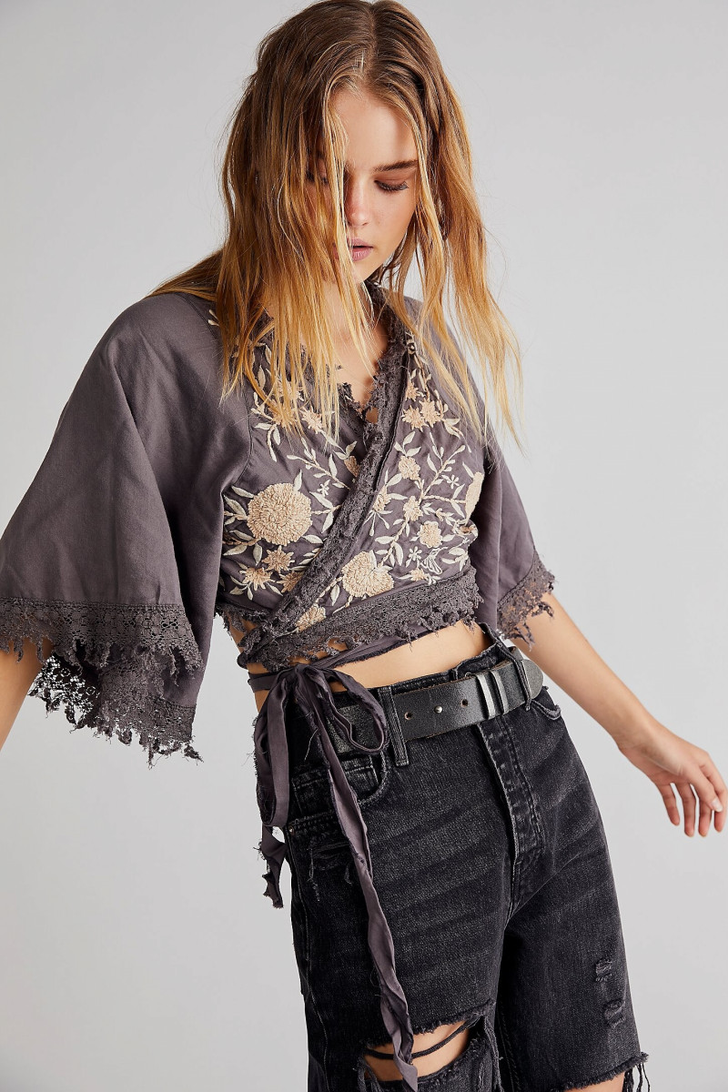 Zoe Blume featured in  the Free People catalogue for Autumn/Winter 2022