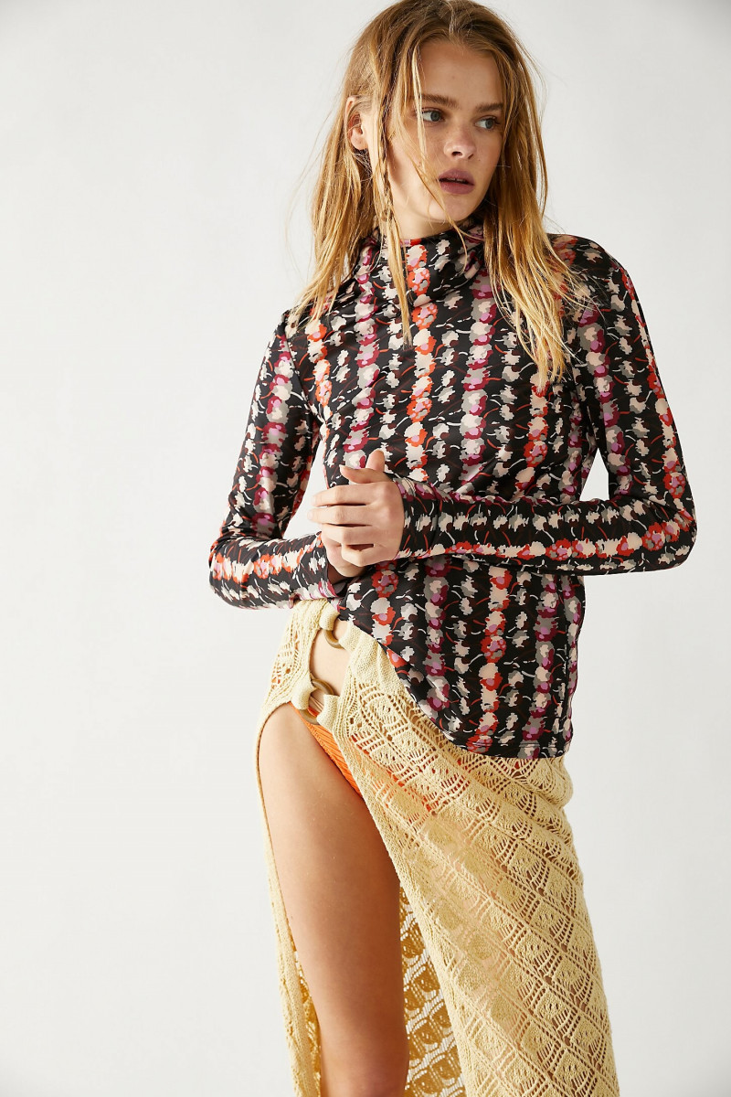 Zoe Blume featured in  the Free People catalogue for Autumn/Winter 2022