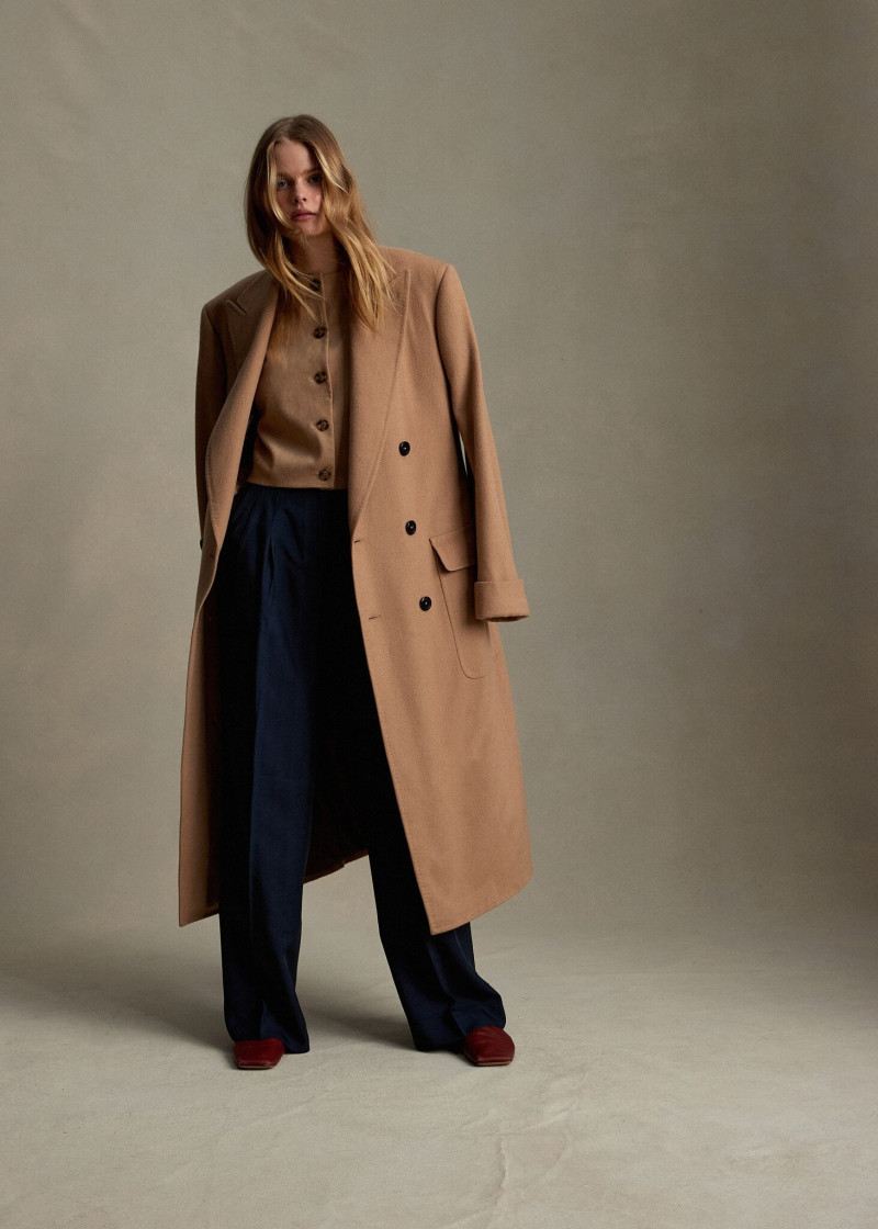 Zoe Blume featured in  the P. Johnson lookbook for Pre-Fall 2021