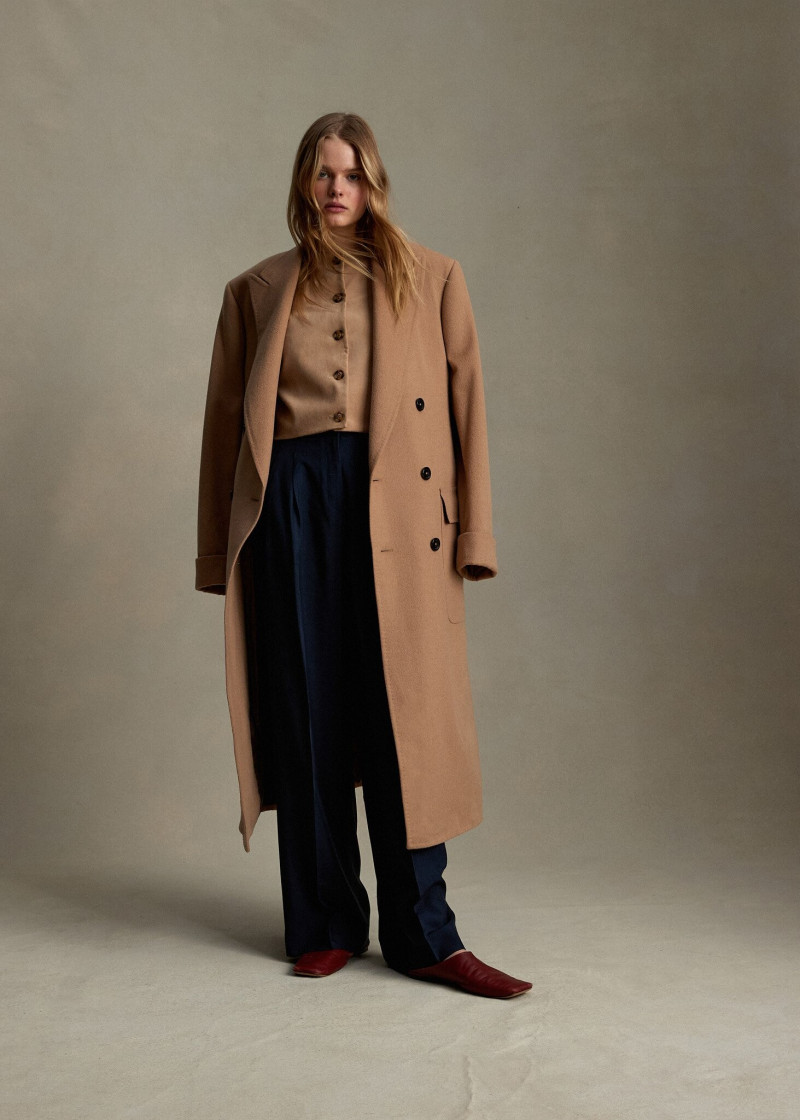 Zoe Blume featured in  the P. Johnson lookbook for Pre-Fall 2021