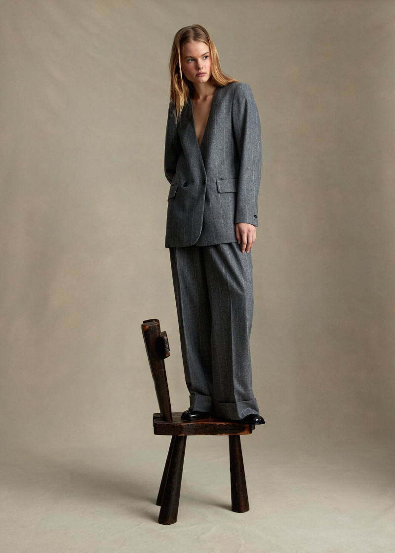 Zoe Blume featured in  the P. Johnson lookbook for Pre-Fall 2021