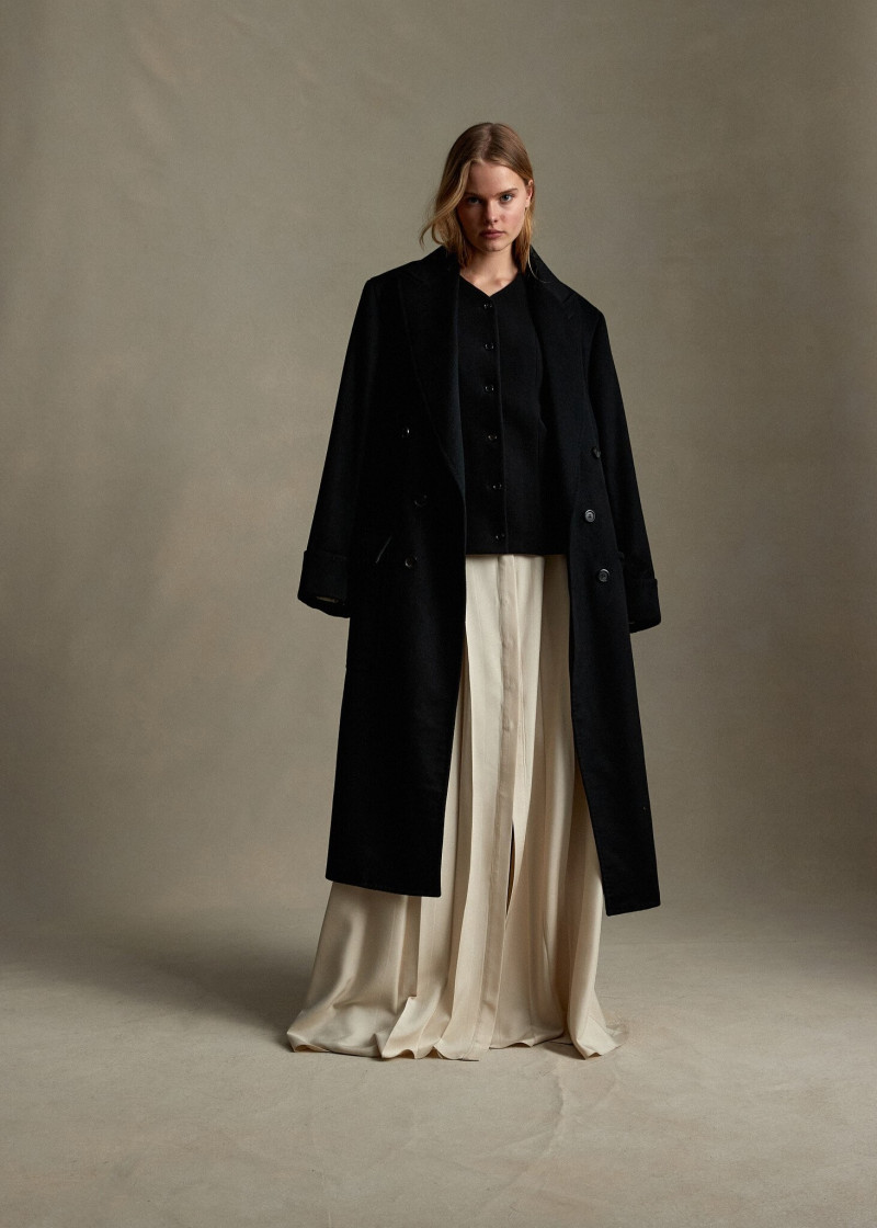 Zoe Blume featured in  the P. Johnson lookbook for Pre-Fall 2021