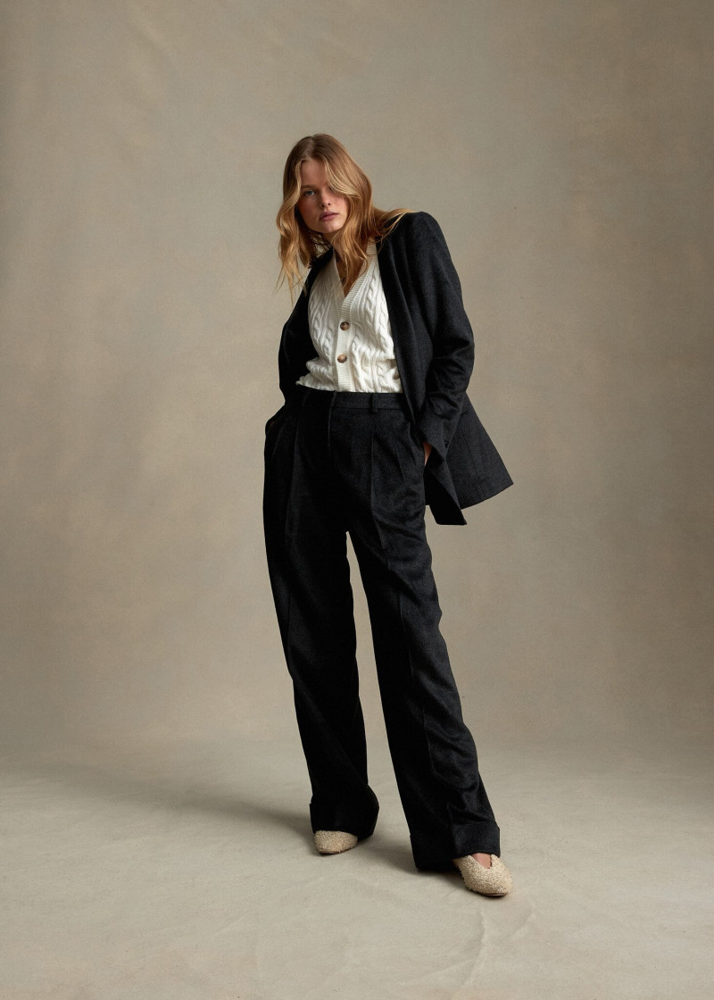 Zoe Blume featured in  the P. Johnson lookbook for Pre-Fall 2021