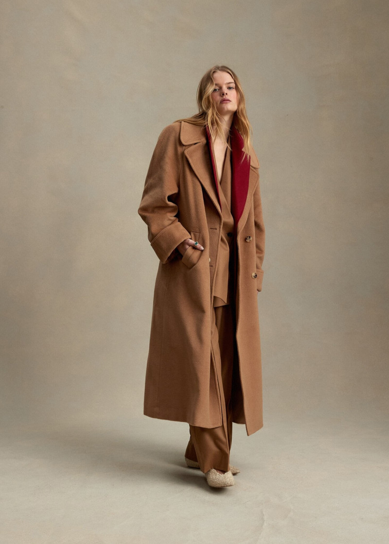 Zoe Blume featured in  the P. Johnson lookbook for Pre-Fall 2021