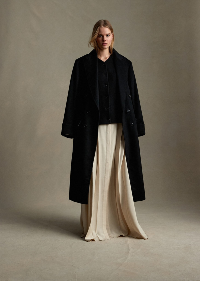 Zoe Blume featured in  the P. Johnson lookbook for Pre-Fall 2021