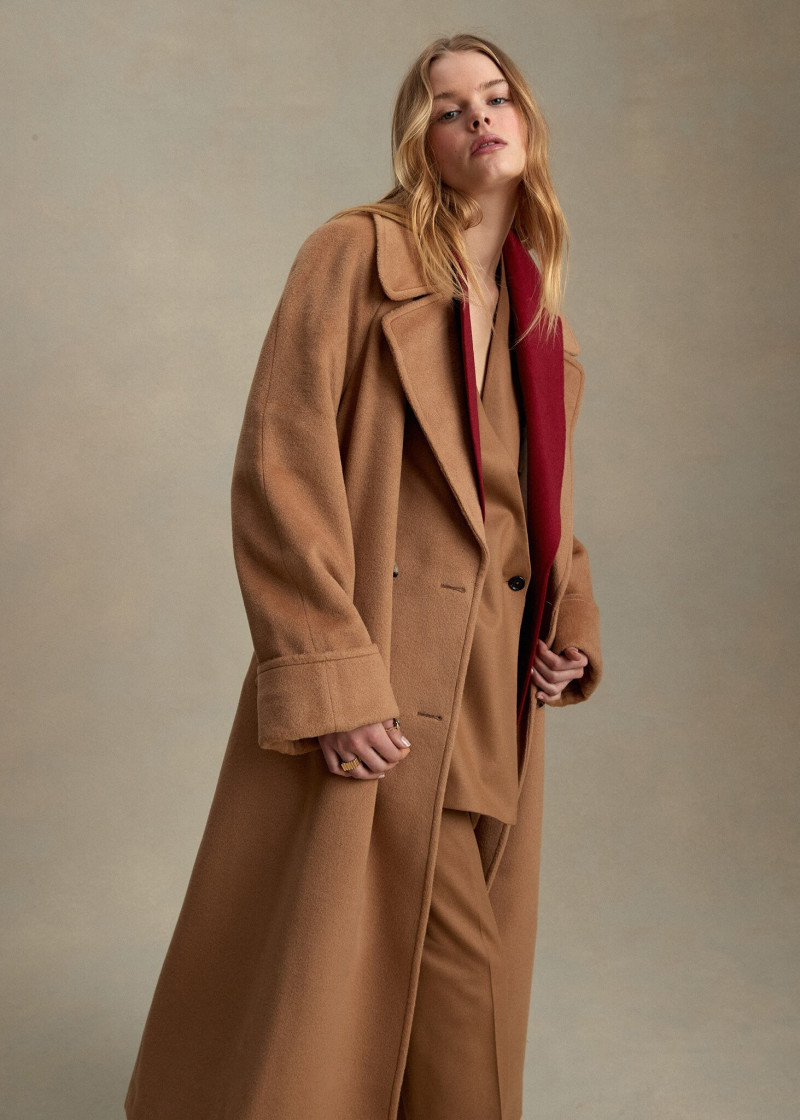 Zoe Blume featured in  the P. Johnson lookbook for Pre-Fall 2021