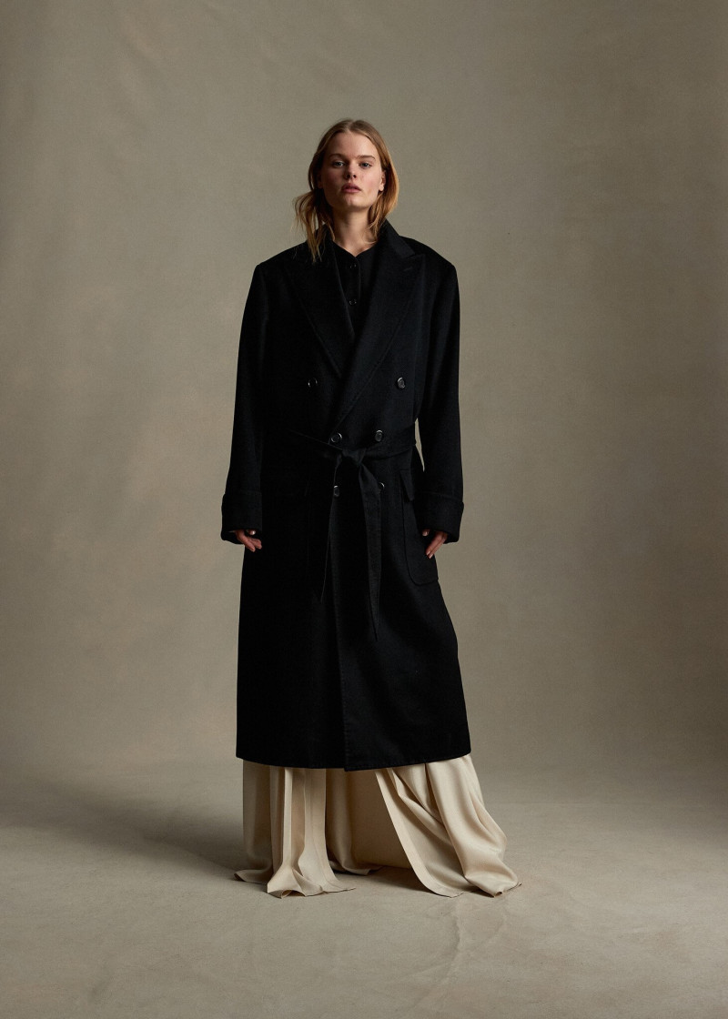 Zoe Blume featured in  the P. Johnson lookbook for Pre-Fall 2021