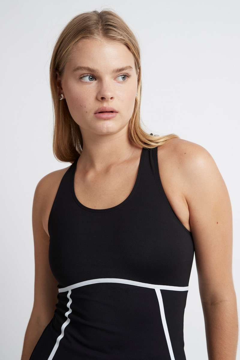 Zoe Blume featured in  the Aje Athletica catalogue for Spring/Summer 2023