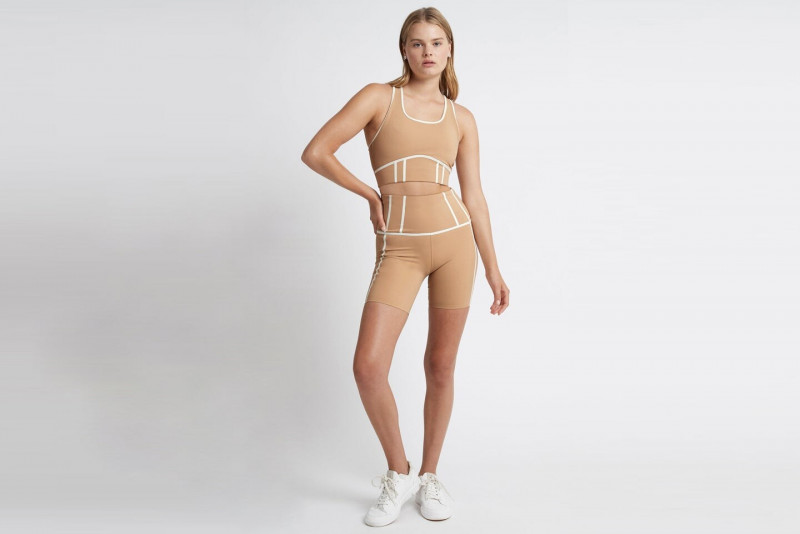Zoe Blume featured in  the Aje Athletica catalogue for Spring/Summer 2023