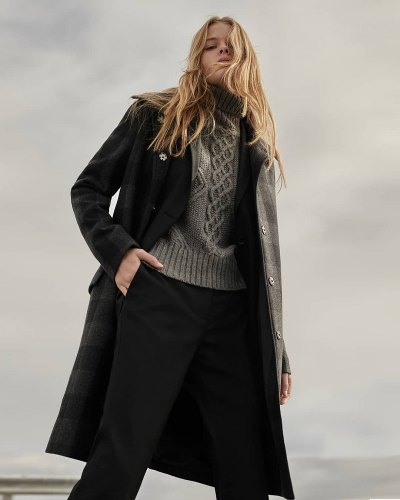 Zoe Blume featured in  the Oxford lookbook for Winter 2020