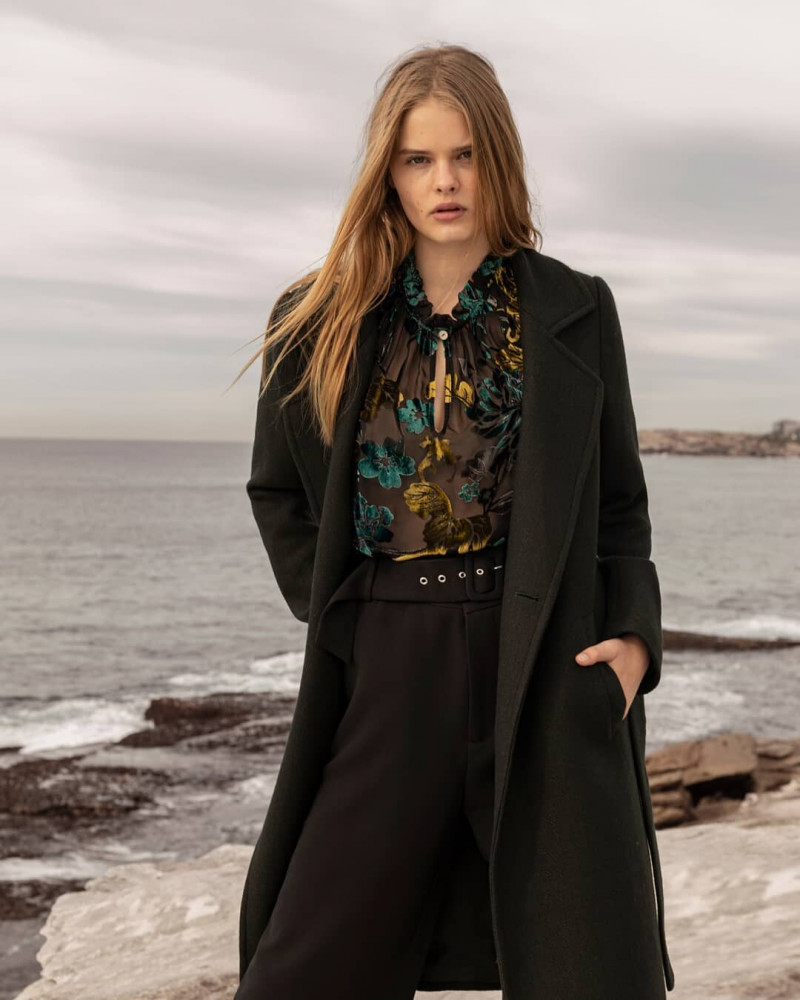 Zoe Blume featured in  the Oxford lookbook for Winter 2020