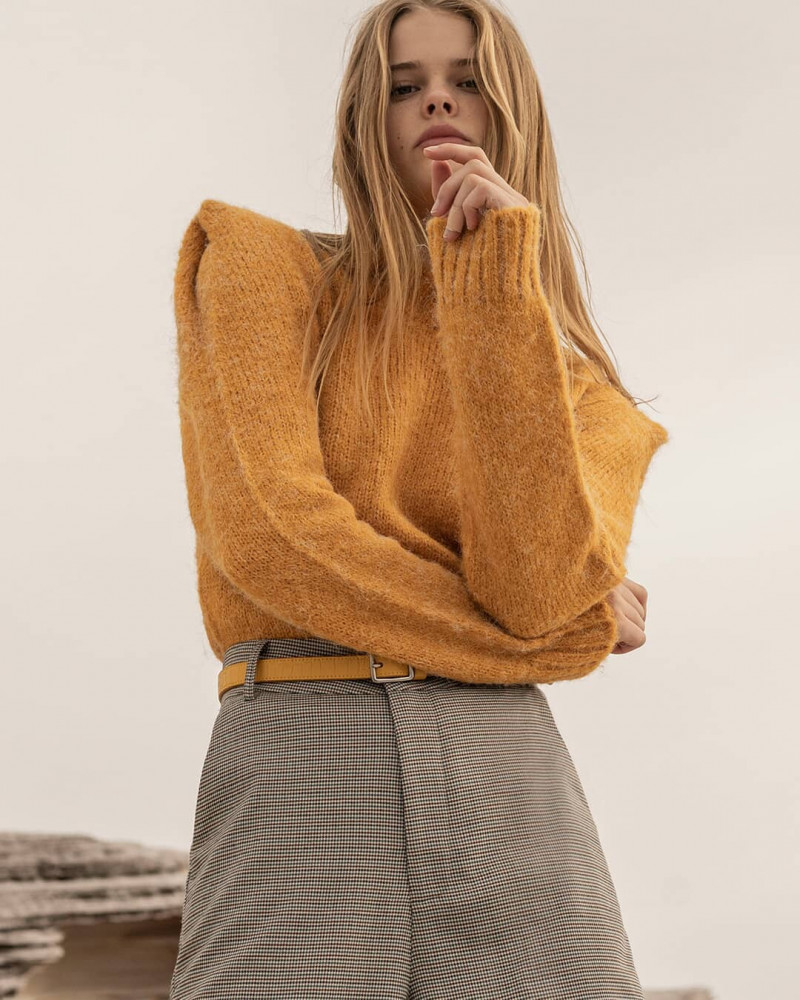 Zoe Blume featured in  the Oxford lookbook for Winter 2020