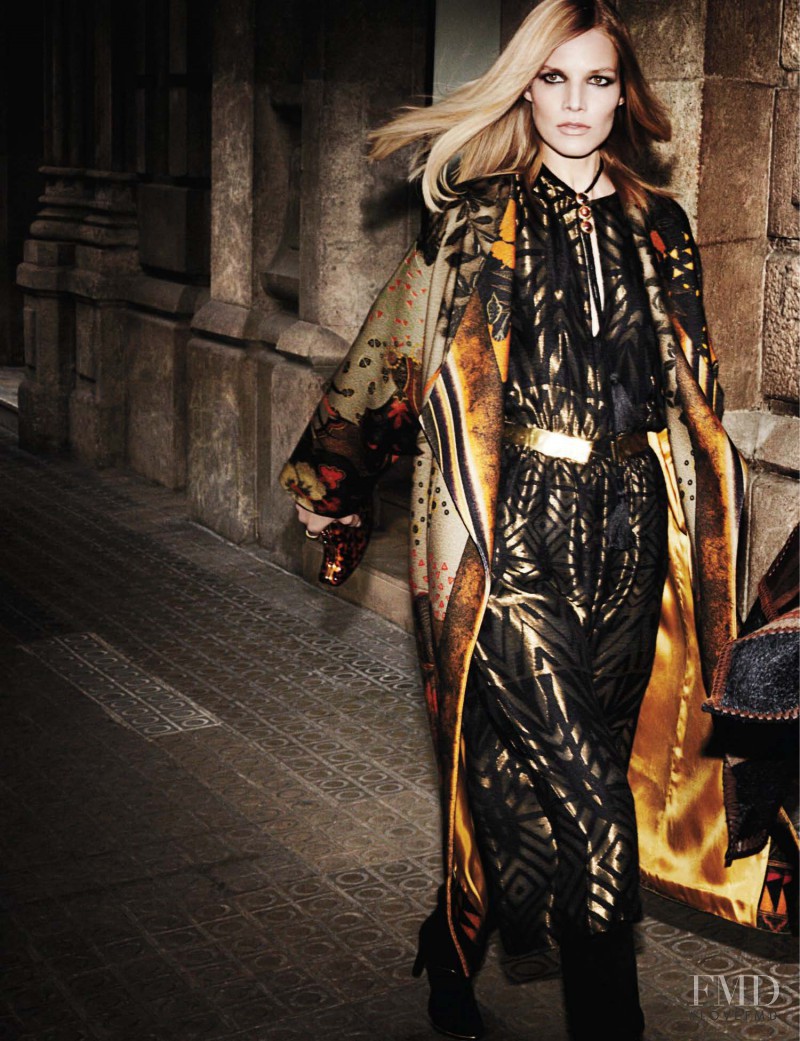 Suvi Koponen featured in  the Etro advertisement for Autumn/Winter 2014