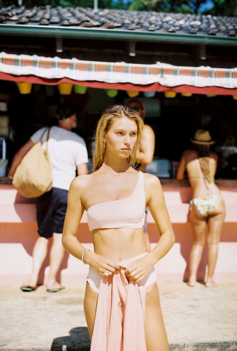 Lea Dina Mohr Seelenmeyer featured in  the Andie Swim lookbook for Spring/Summer 2019