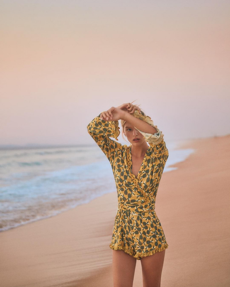 Lea Dina Mohr Seelenmeyer featured in  the Agua Bendita lookbook for Spring/Summer 2019