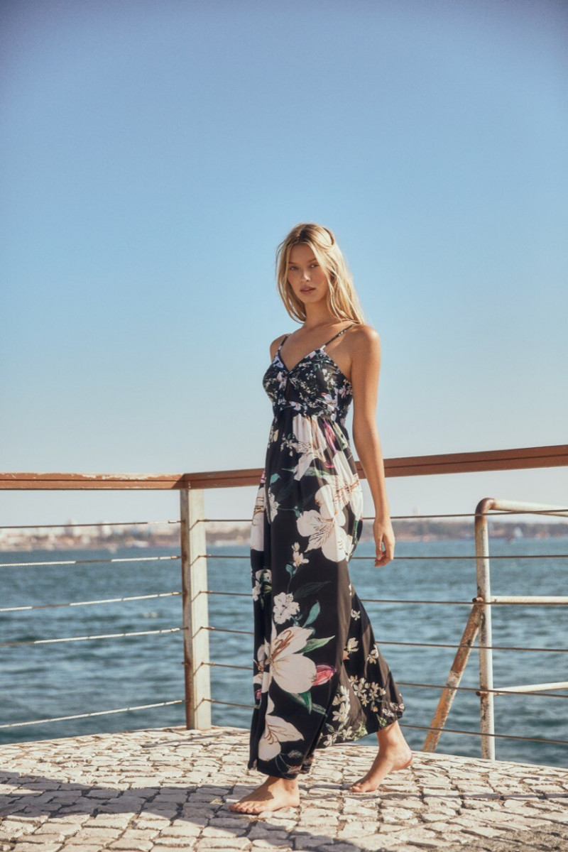 Lea Dina Mohr Seelenmeyer featured in  the Agua Bendita lookbook for Spring/Summer 2019