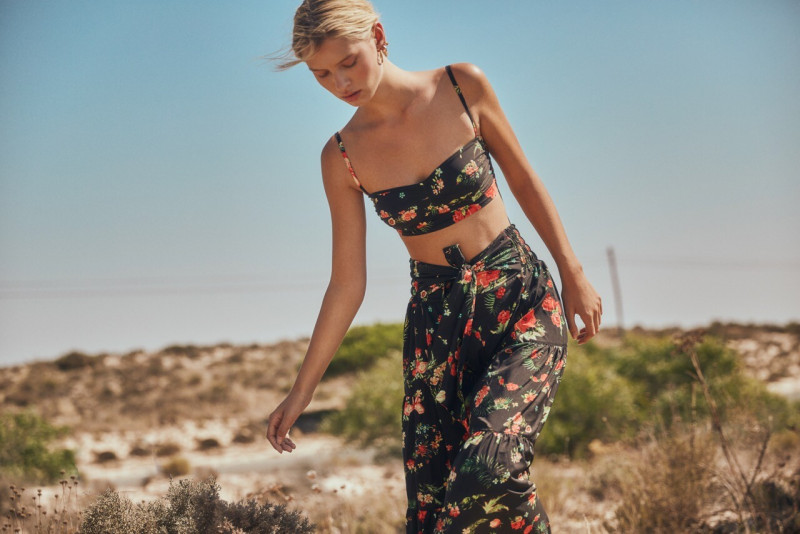 Lea Dina Mohr Seelenmeyer featured in  the Agua Bendita lookbook for Spring/Summer 2019