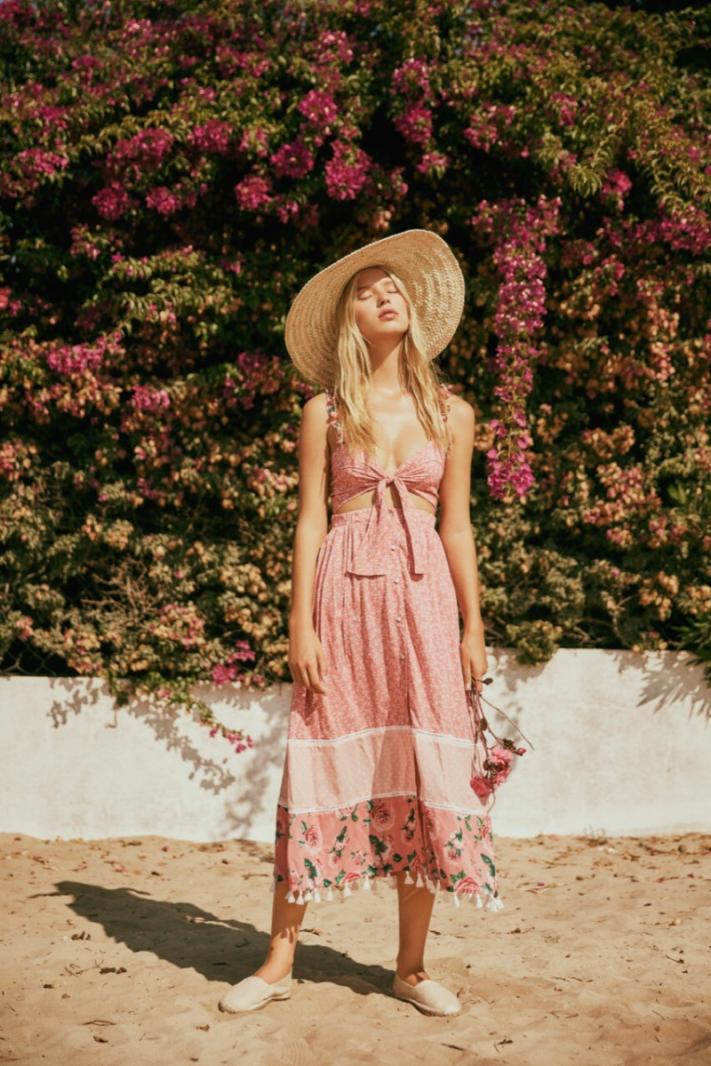 Lea Dina Mohr Seelenmeyer featured in  the Agua Bendita lookbook for Spring/Summer 2019