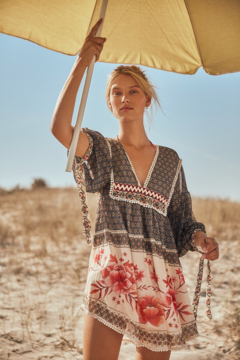 Lea Dina Mohr Seelenmeyer featured in  the Agua Bendita lookbook for Spring/Summer 2019