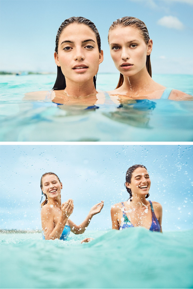 Lea Dina Mohr Seelenmeyer featured in  the womens secret Swim advertisement for Summer 2019